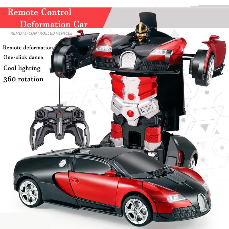Kids Toys Electric - 2in1 전동 RC 자동차 변신 로봇