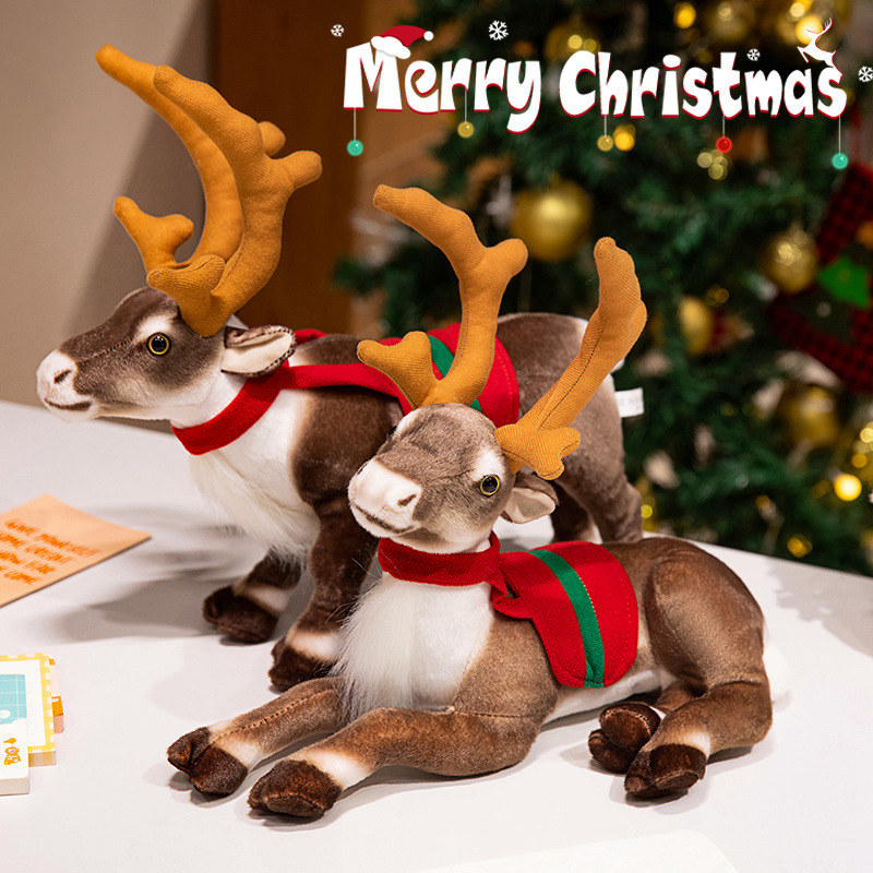 Best Kids Toys Xmas - 귀여운 루돌프 인형, 크리스마스 사슴 인형,