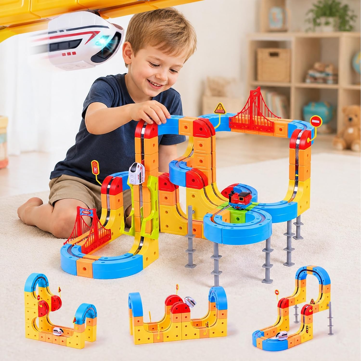 Kids Toys Electric - 어린이용 전자기 부상 열차 세트 -