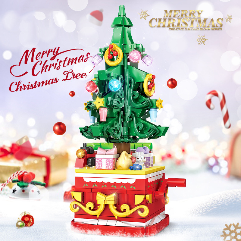 Best Kids Toys Xmas - 크리스마스 트리 빌딩 블록 겨울 마을