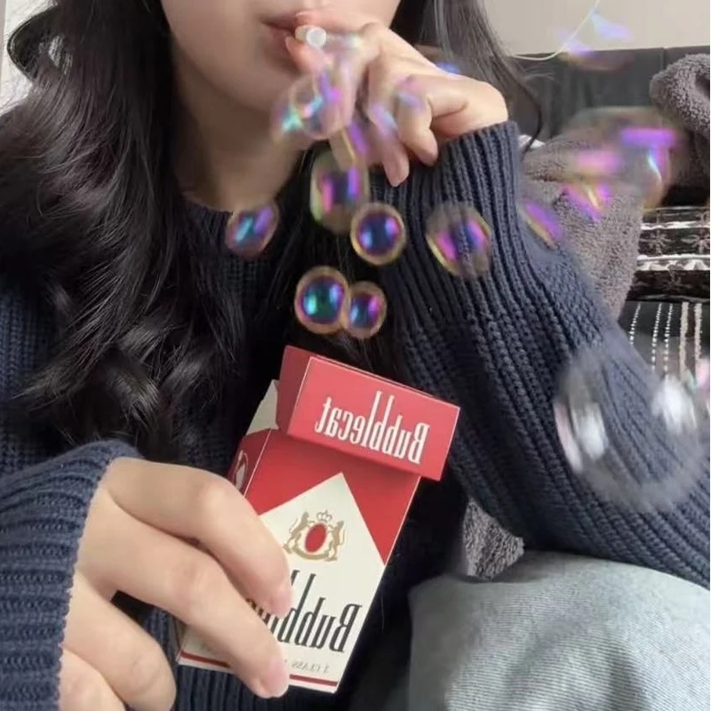 Bubble Machine Outdoor - 인스타그램 스타일 재미있는 담배갑 모양 장난감