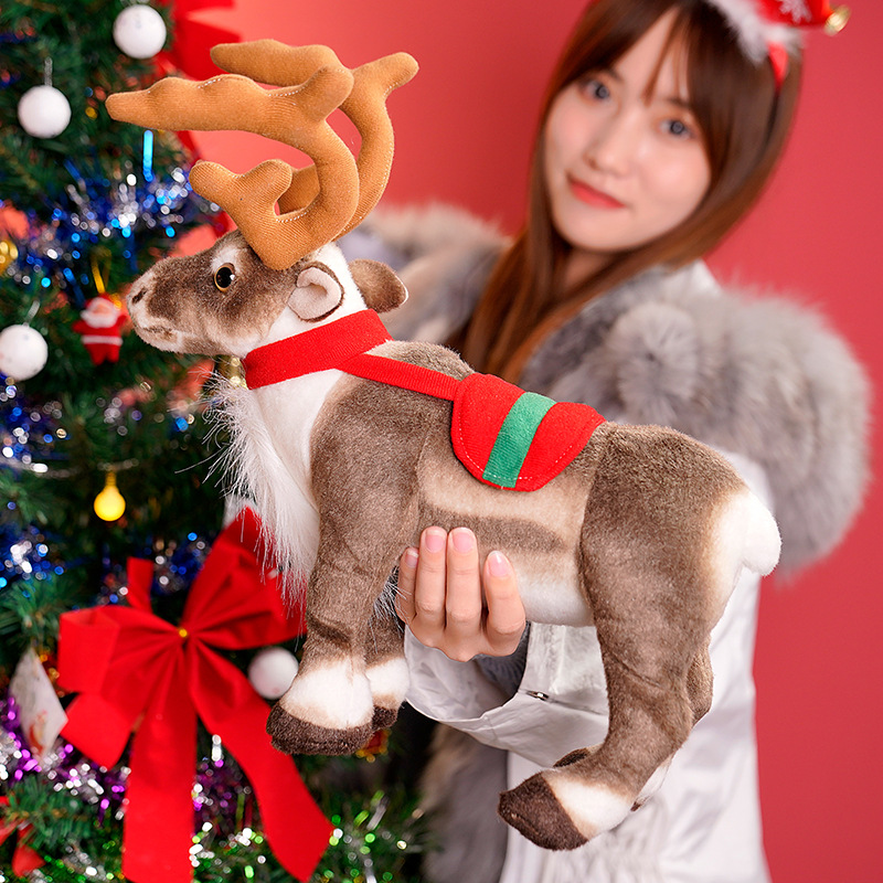 어린이용 시뮬레이션 순록 봉제 장난감, 크리스마스 사슴 - Best Kids Toys Xmas 리뷰 및 가격