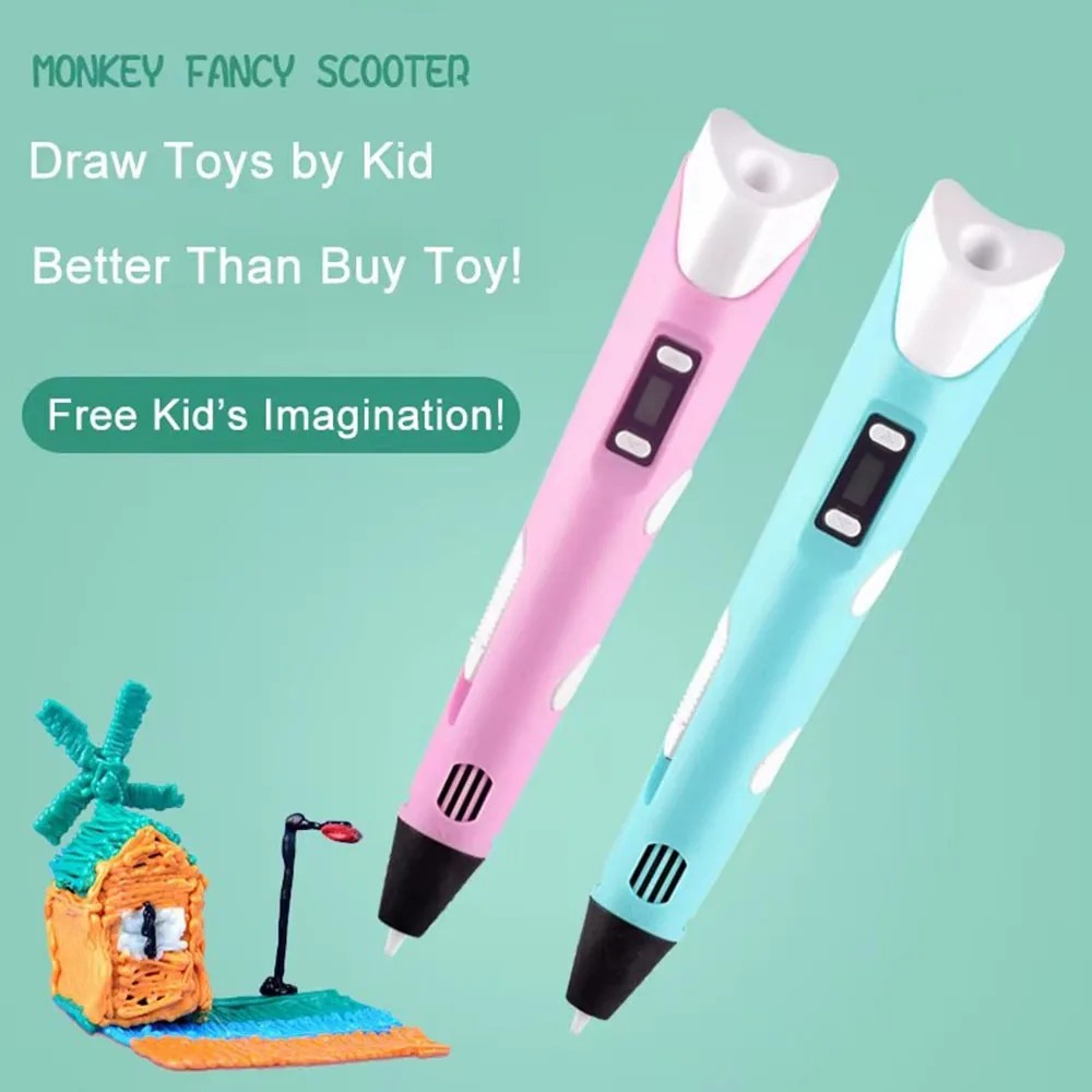 새로운 3D 프린팅 펜 어린이용 3D 펜 DIY 드로잉 - Kids Toys Uk 리뷰 및 가격