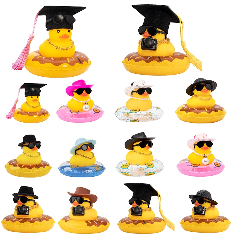 오리 자동차 고무 오리 대시 보드 장식 미니 모자 수영 - Rubber Duck Bath 리뷰 및 가격