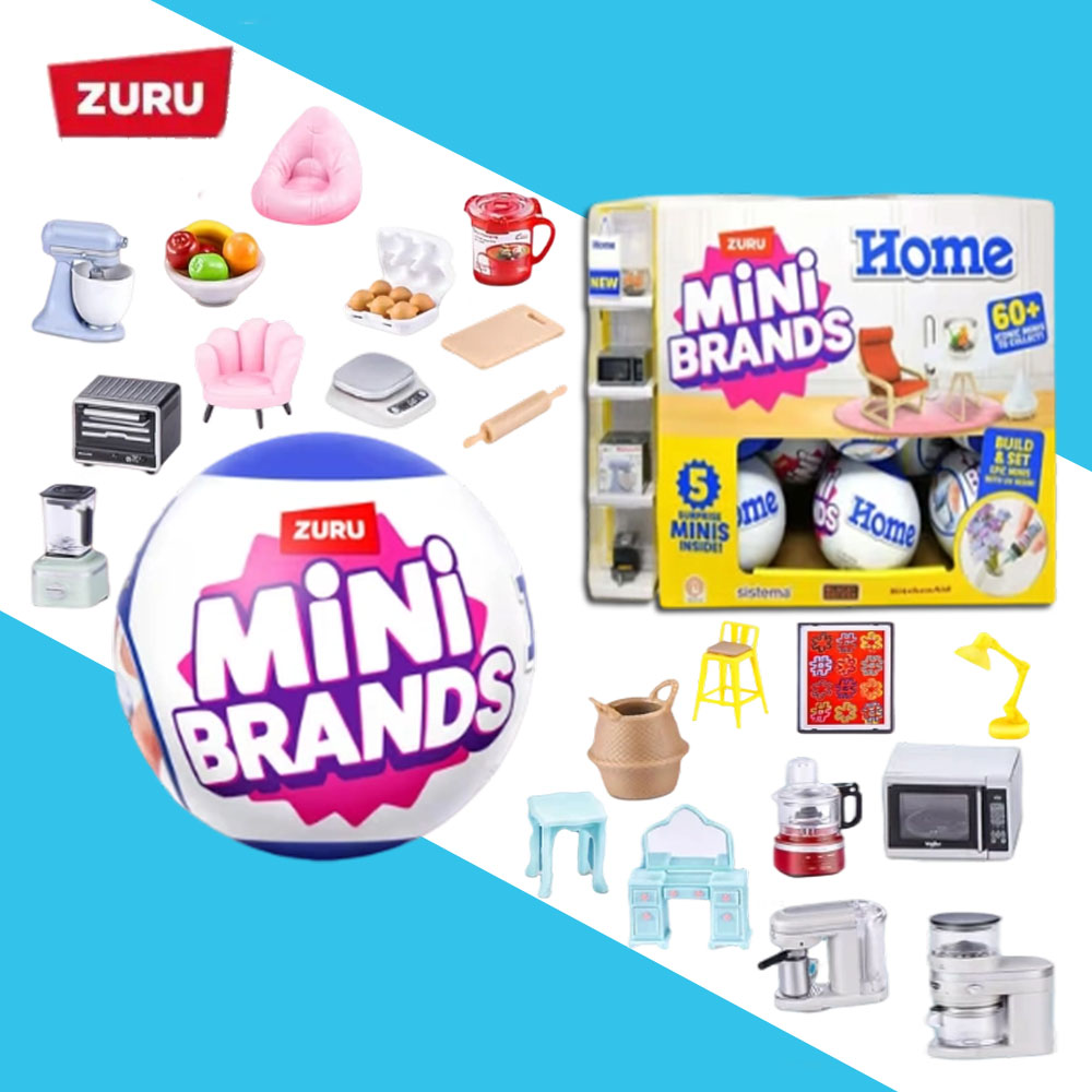 주루 미니 브랜드 홈 시리즈 1 볼 서프라이즈 가구 블 - Kids Toys Brands 리뷰 및 가격