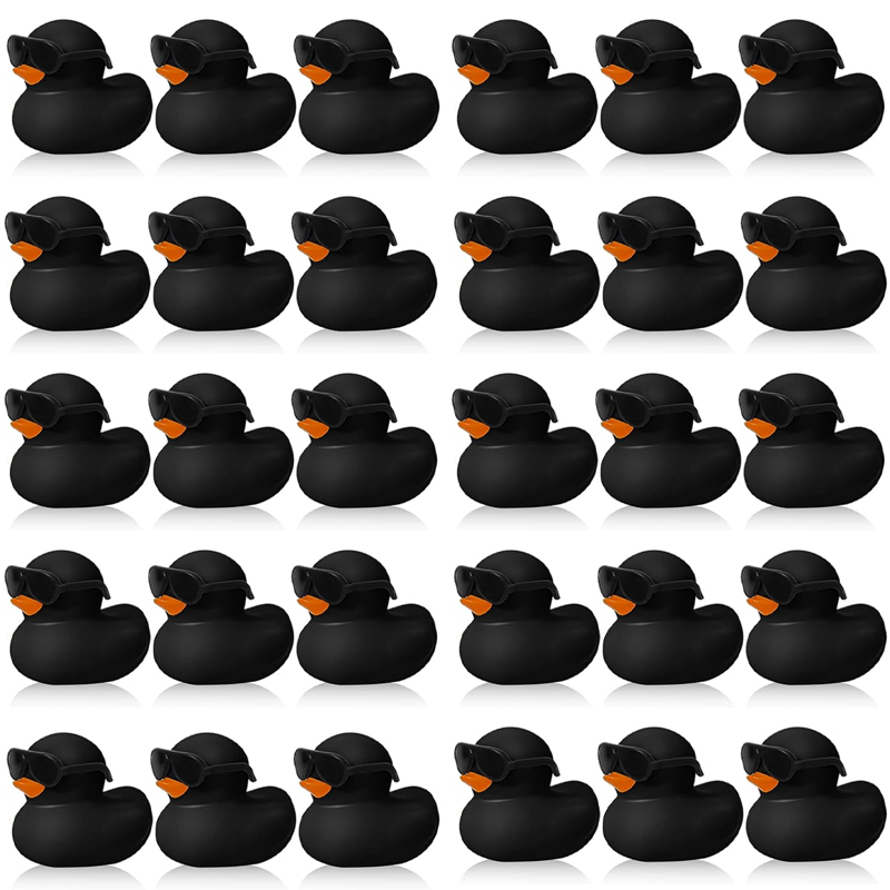 6/12/24/48PC 선글라스 세트와 검은 고무 오리 - Rubber Duck Bath 리뷰 및 가격