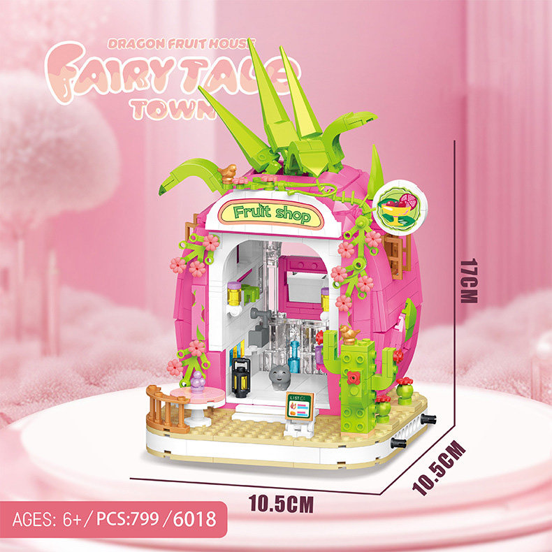 창의적인 도시 스트리트 뷰 타운 빌딩 브릭 드래곤 프루 - Kids Toys Brands 리뷰 및 가격