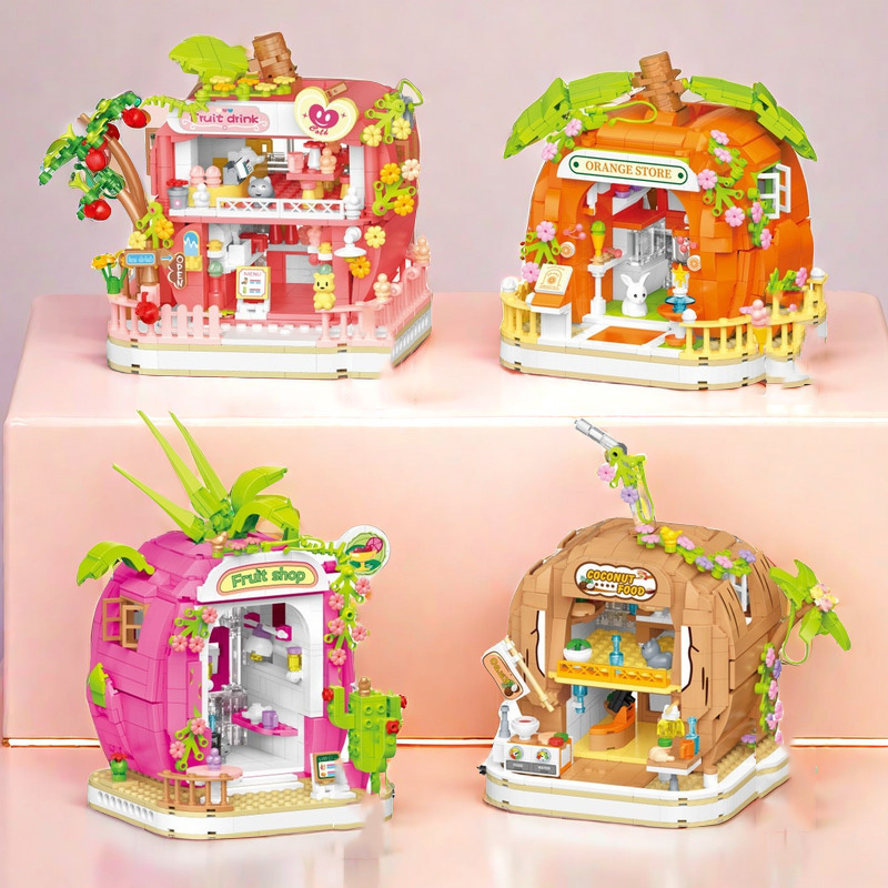 창의적인 도시 스트리트 뷰 타운 빌딩 브릭 드래곤 프루 - Kids Toys Brands 리뷰 및 가격