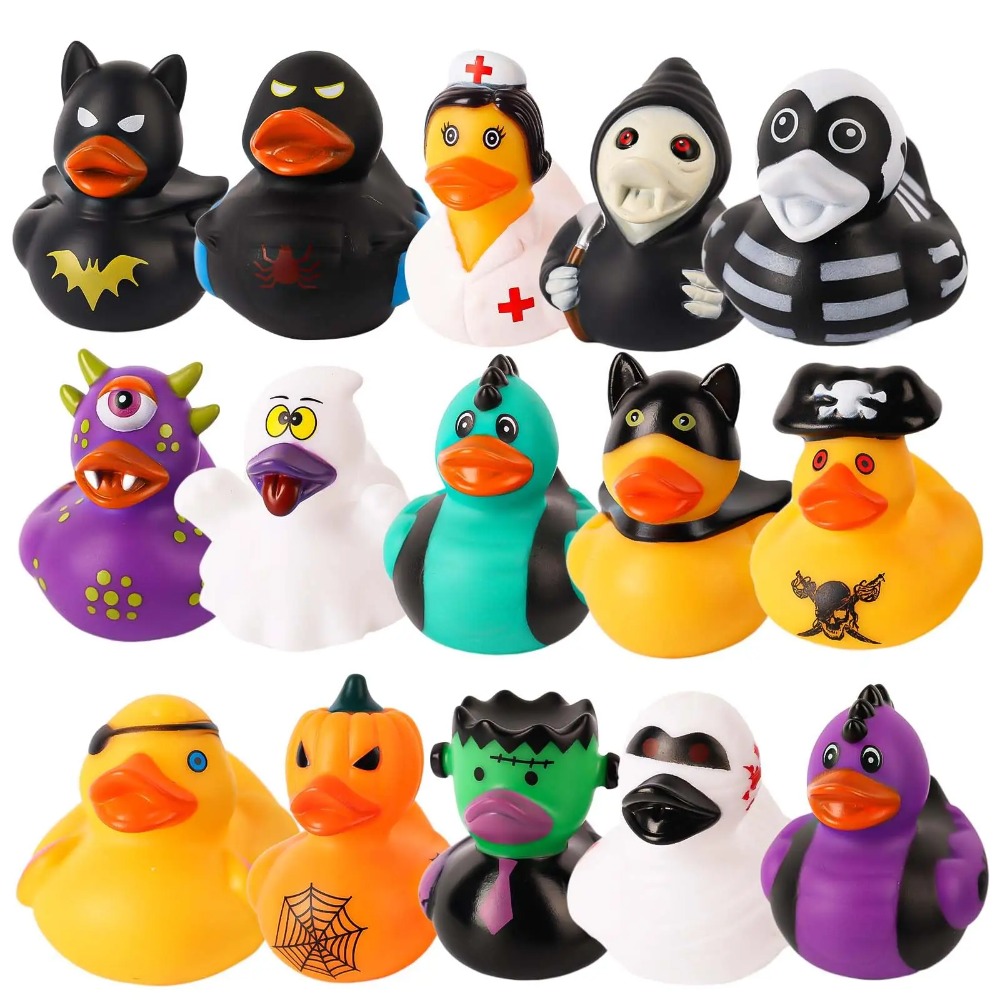 5/10/12Pcs 할로윈 역할극용 고무 오리 삑삑이  - Rubber Duck Bath 리뷰 및 가격