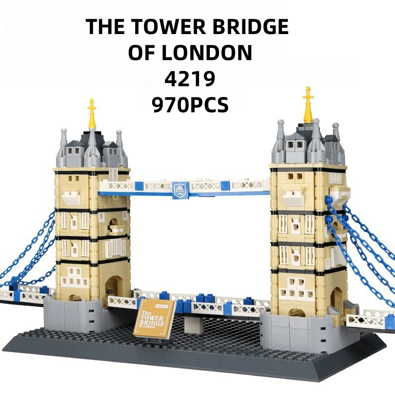 새로운 970PCS 런던 영국 트윈 타워 브리지 빌딩  - Kids Toys Uk 리뷰 및 가격
