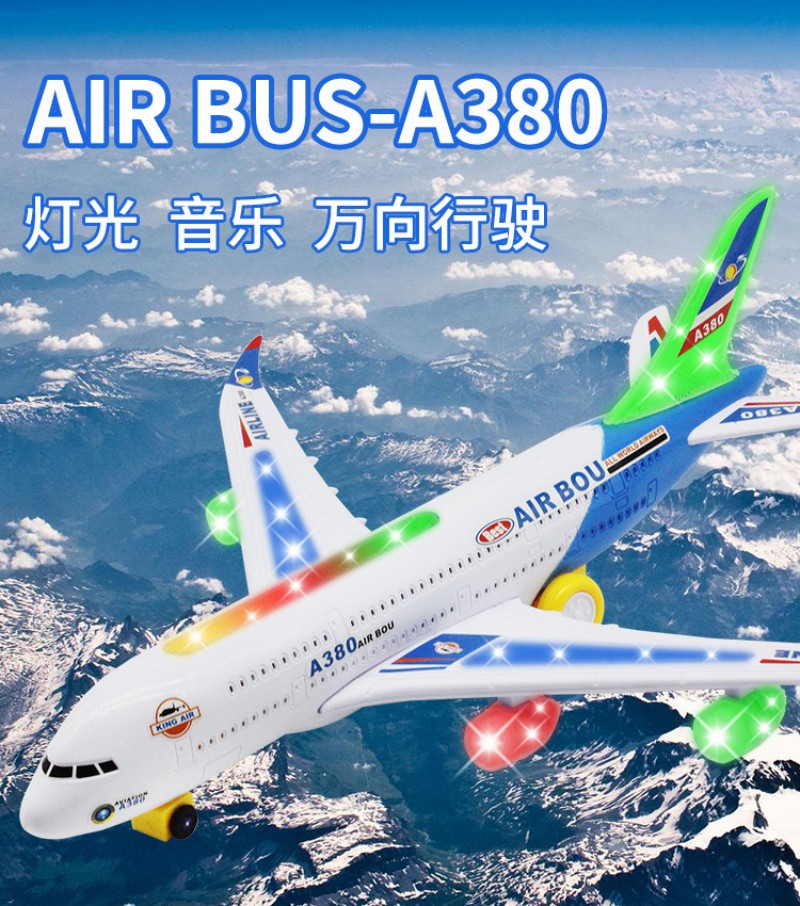 A380 항공기 대형 전기 모델 비행기 장난감 소리와  - Kids Toys Electric 리뷰 및 가격